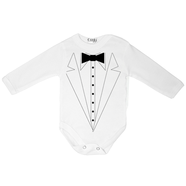 Carra Tux бебешко боди